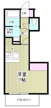 CROSS COURT Naka-Aokiの物件間取画像